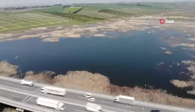 Büyükçekmece Gölü'nde su seviyesi yüzde 76'yı geçti