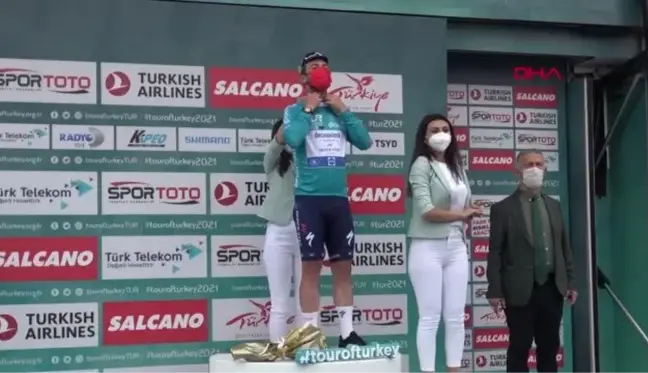 Son dakika! SPOR 56'ncı Cumhurbaşkanlığı Türkiye Bisiklet Turu'nun dördüncü etabını da Mark Cavendish kazandı