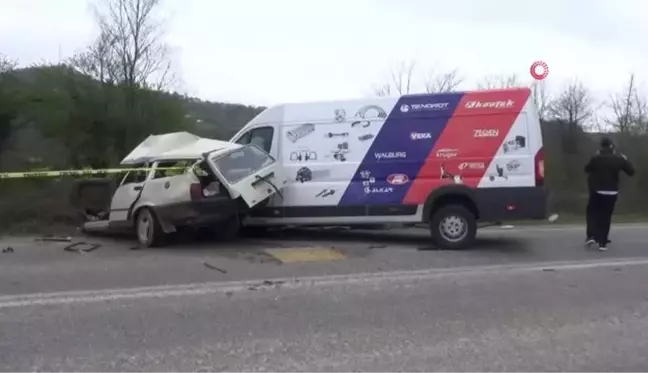 Bartın'da trafik kazası: 1 ölü, 1 yaralı