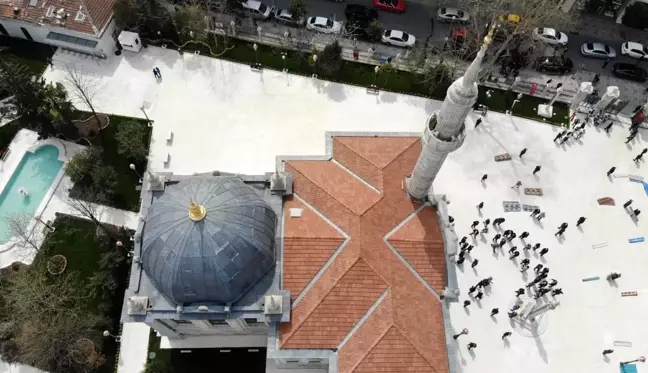 Son dakika genel: Restorasyonu tamamlanan Teşvikiye Camii ibadete açıldı