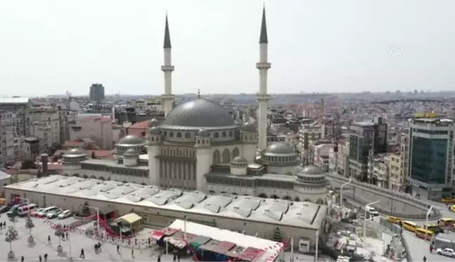 Taksim Meydanı'na yapılan cami ramazanın son cuması ibadete açılıyor