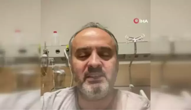 Koronavirüse yakalanan Büyükşehir Belediye Başkanı Aktaş, hastane odasından Bursalılara seslendi