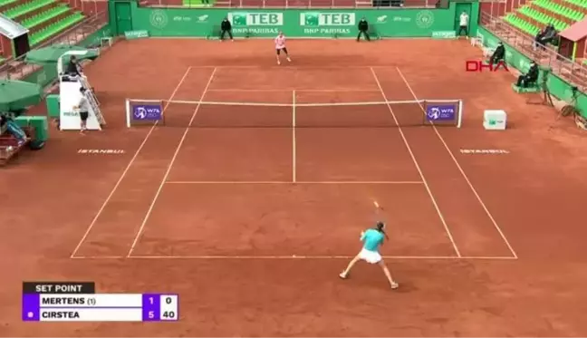 SPOR TEB BNP Paribas Tennis Championship İstanbul Şampiyonu Sorana Cirstea