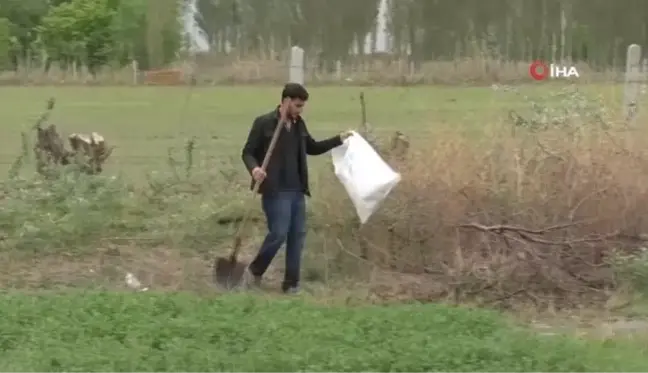 Kuraklığın baş gösterdiği Iğdır'da vatandaşlar arazilerini sulamaya başladı