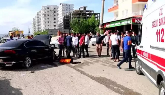 İki otomobilin çarpışması sonucu bir kişi yaralandı