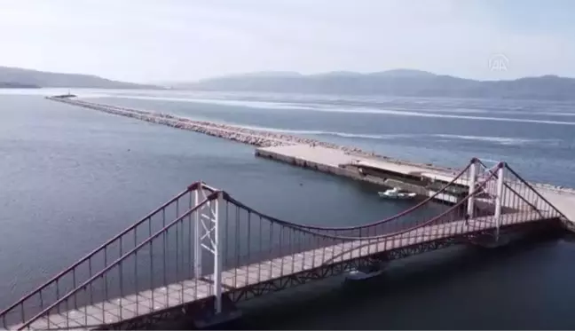 BALIKESİR - (DRONE) Marmara Denizi'nin birçok noktasına yayılan 