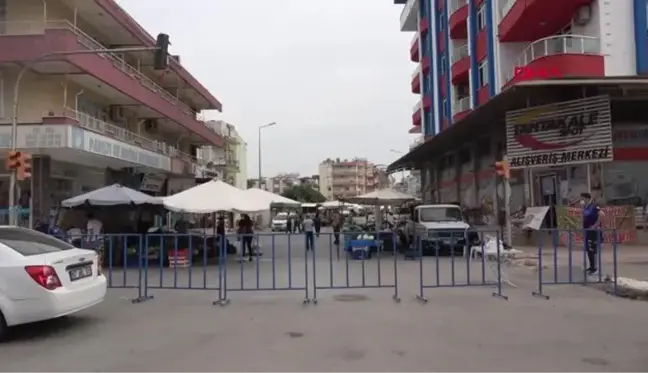 ANTALYA SERİK'TE 10 NOKTADA PAZAR KURULDU