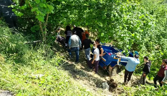 Patpat Fındık Tarlasına Uçtu: 1 Yaralı