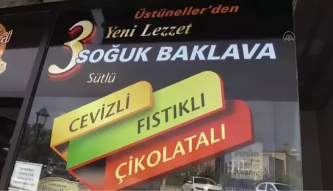 ŞANLIURFA - Gastronomi kentlerinde soğuk baklavaya ilgi artıyor