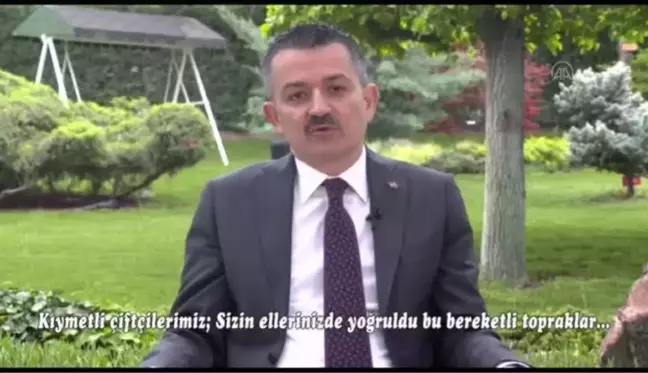 Bakan Pakdemirli, Dünya Çiftçiler Günü dolayısıyla mesaj yayımladı