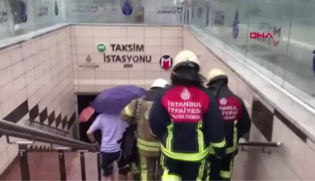 TAKSİM METRO İSTASYONU'NDA İNTİHAR GİRİŞİMİ; SEFERLERDE AKSAMA - 3