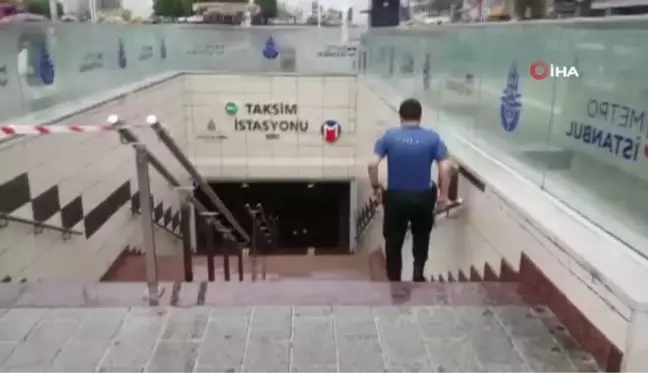 Taksim Metro istasyonunda bir kişi intihar girişiminde bulundu