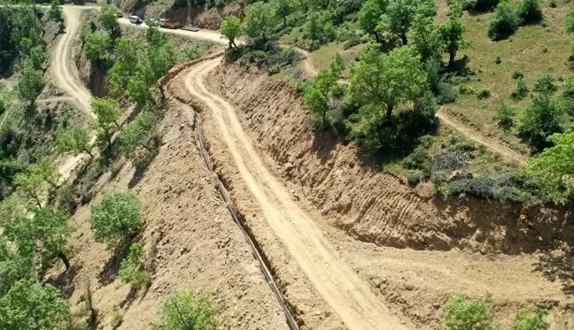 Büyükşehir üreticiler için 3 kilometrelik modern sulama suyu borusu döşedi