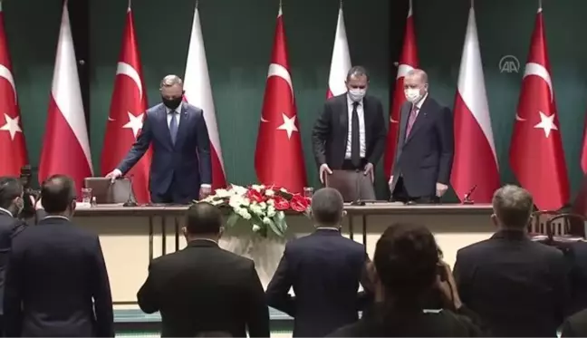 Son dakika haberi... Cumhurbaşkanı Erdoğan-Polonya Cumhurbaşkanı Duda ortak basın toplantısı - İkili anlaşmalar imzalandı