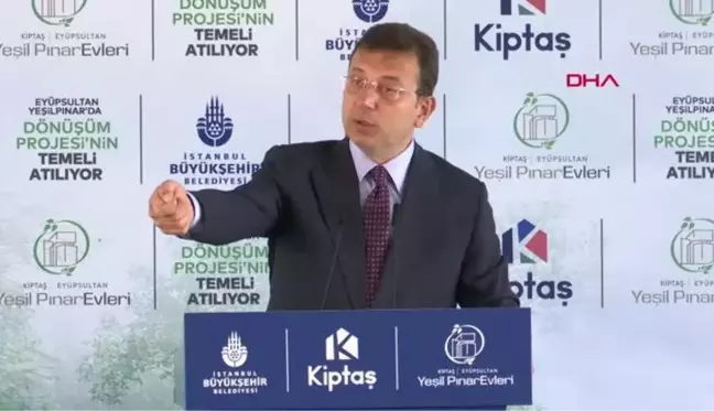 İBB BAŞKANI İMAMOĞLU: BURADA HİÇ BİR PARKIN YOK OLUŞUNU SAĞLAMAYIZ