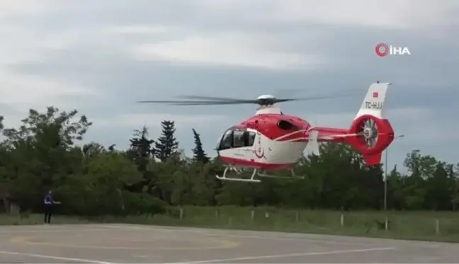 Son Dakika | Ambulans helikopter 4 günlük bebek için havalandı