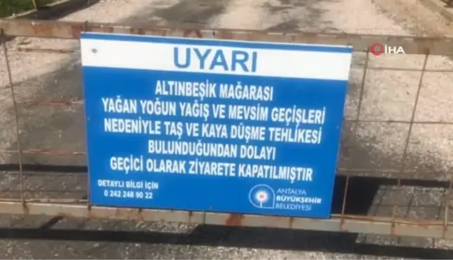 Sessizliğe bürünen dünyaca ünlü Altınbeşik Mağarası açılacağı günü bekliyor