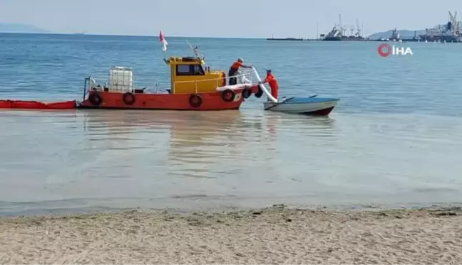 Yeniden salya ile kaplanan Tekirdağ kıyılarında temizleme çalışmaları başlatıldı