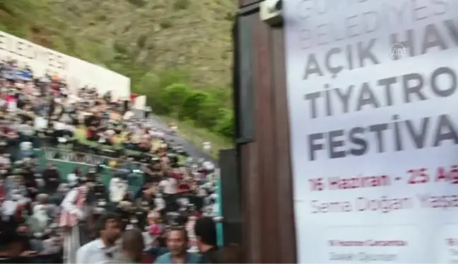 GÜMÜŞHANE - Açık hava tiyatro festivali başladı