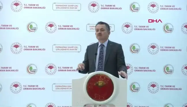 ANKARA BAKAN PAKDEMİRLİ 2023'E KADAR YER ALTI BARAJINI 150'YE ÇIKARMAYI HEDEFLİYORUZ