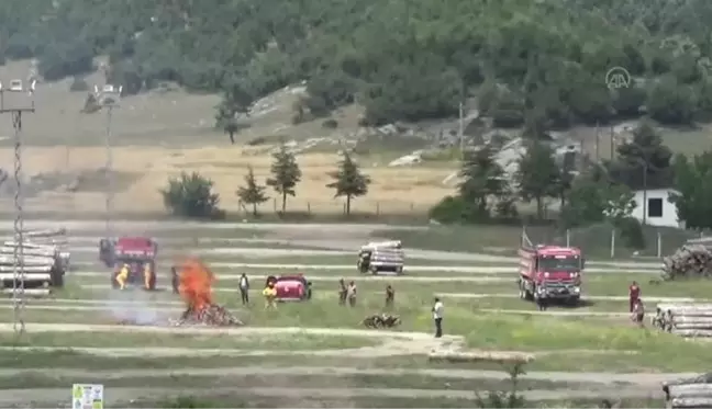 KAHRAMANMARAŞ - Andırın'da orman yangını tatbikatı düzenlendi