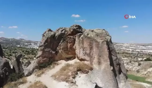 Kapadokya'da peribacaları sahipsiz bırakıldı