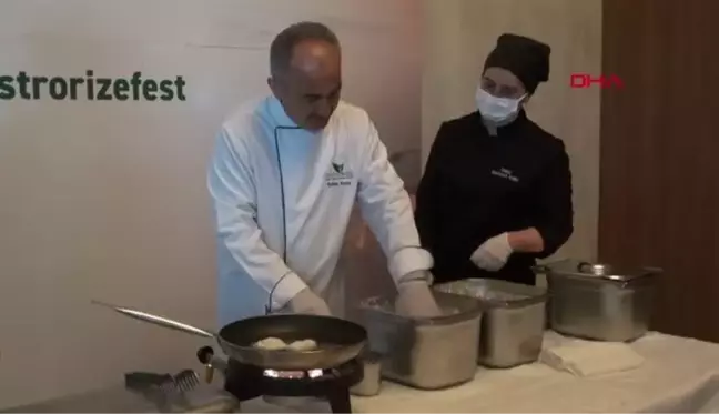 RİZE 'GASTRORİZE GÜNLERİ' TANITIMINDA BELEDİYE BAŞKANI OCAKBAŞINA GEÇTİ