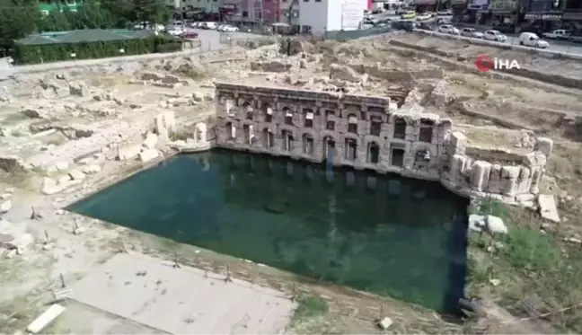 Yozgat'taki Basilica Therma Roma Hamamında kazı ve temizleme çalışması yeniden başlatıldı