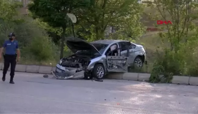 Son dakika haberi... Kazada savrulan otomobil, durakta bekleyen yayaya çarptı: 1 ölü