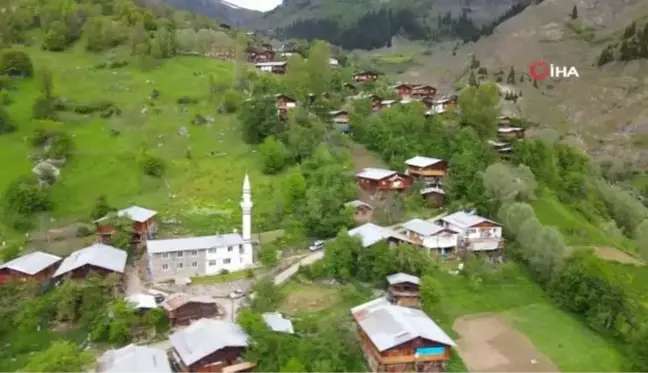 Artvin'deki 2 bin rakımlı Maden köyü ahşap mimarisi, kültürü ve doğasıyla ilgi çekiyor