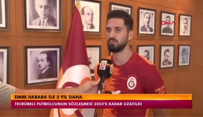 SPOR Galatasaray'da Emre Akbaba'nın sözleşmesi uzatıldı