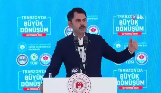 Son dakika haberi... Konyalı Bakan Kurum'un Tonya ziyareti renkli görüntülere sahne oldu