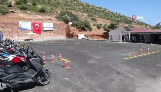 Bodrum'da Motosiklet Eğitim ve Sınav Alanı hizmete girdi