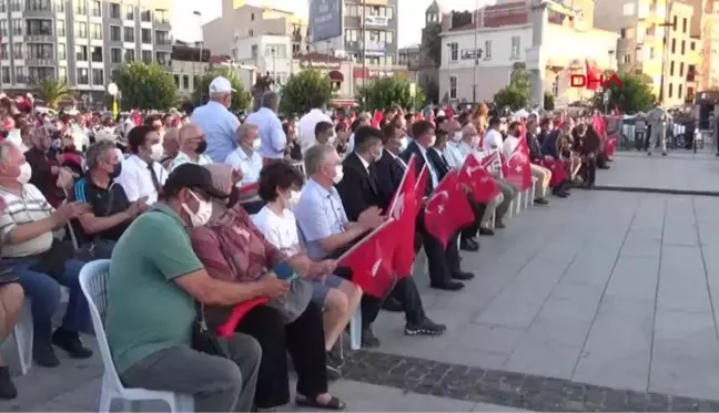 ÇANAKKALE'DE, 15 TEMMUZ DEMOKRASİ VE MİLLİ BİRLİK GÜNÜ ANMA TÖRENİ