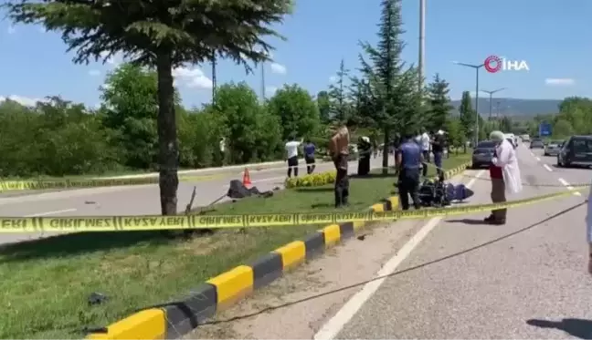 Son dakika haberleri: Kontrolden çıkarak devrilen motosikletin sürücüsü hayatını kaybetti