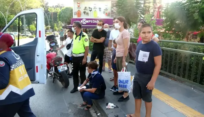 Yaya geçidini kullanmadılar kazaya davetiye çıkardılar: 2 yaralı