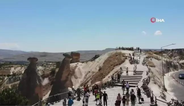 Kapadokya'da bayram öncesi yoğunluk yaşanıyor