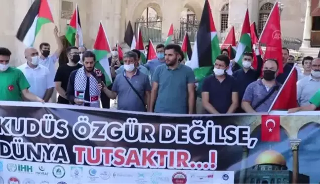 AFYONKARAHİSAR - Mescid-i Aksa'ya yapılan baskına tepki