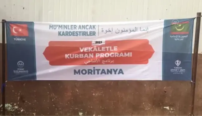 TDV, Moritanya'da 45 bin ihtiyaç sahibine kurban eti dağıttı