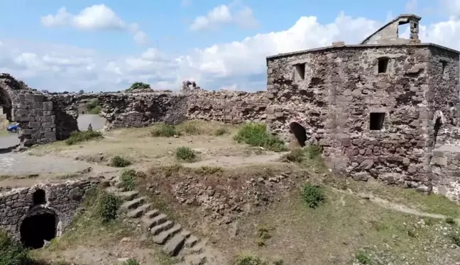 Tarihi Rumeli Feneri Kalesi ahıra döndü