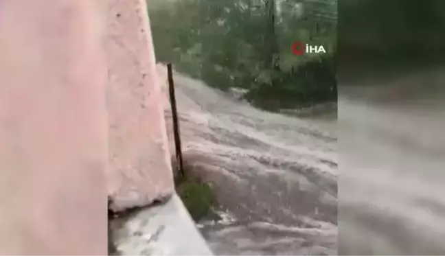 Birden bastırdı, her yer beyaza büründü