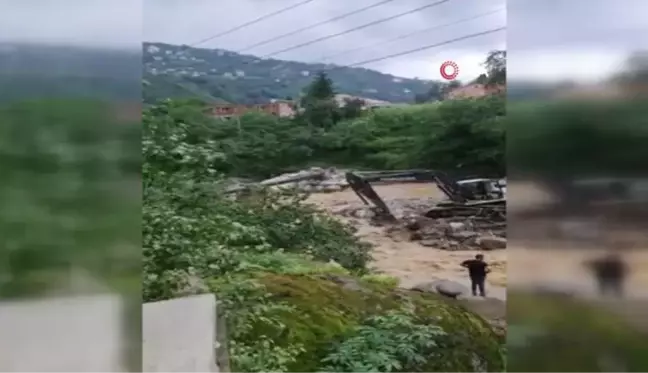 Giresun'un Doğankent ilçesinde sel tedbirleri