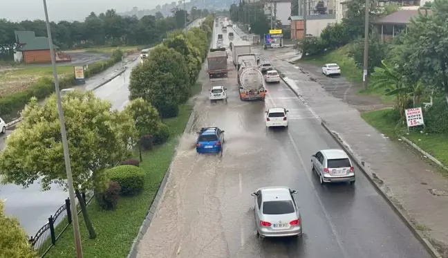 Ordu'da sağanak tedirgin etti