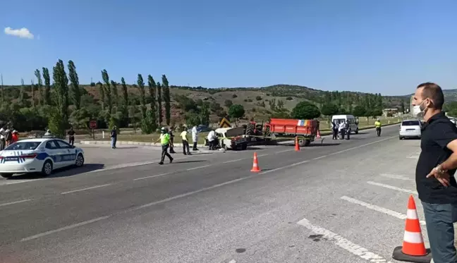 Çorum'da trafik kazası: 1 ölü, 4 yaralı