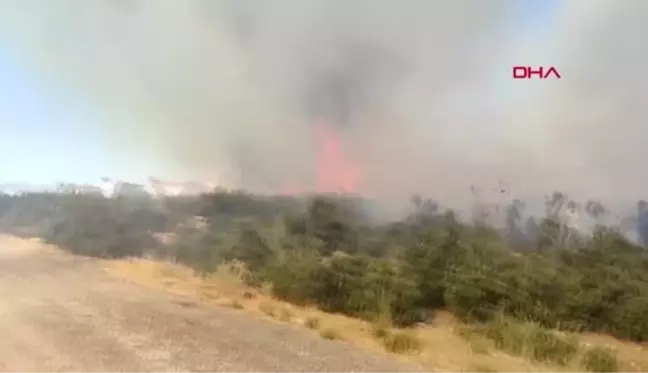 DÖŞEMEALTI'NDA KORKUTAN ÇALILIK YANGINI