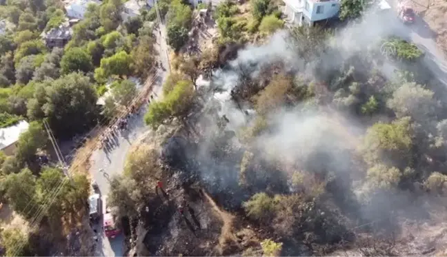 Son dakika: Gazipaşa ilçesinde çıkan yangında 6 dönüm alan zarar gördü