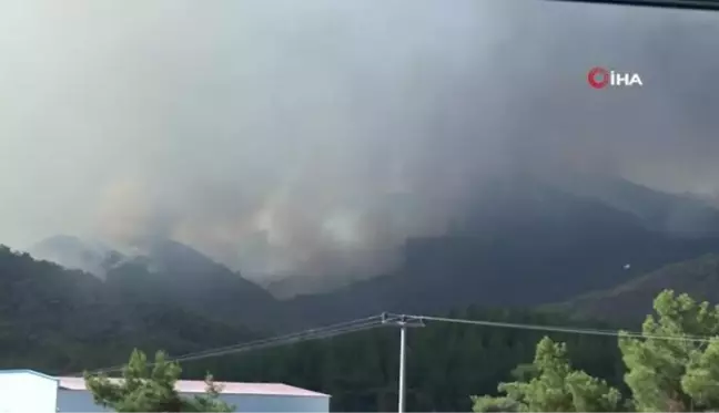 Son dakika haberi... Marmaris'teki orman yangını devam ediyor