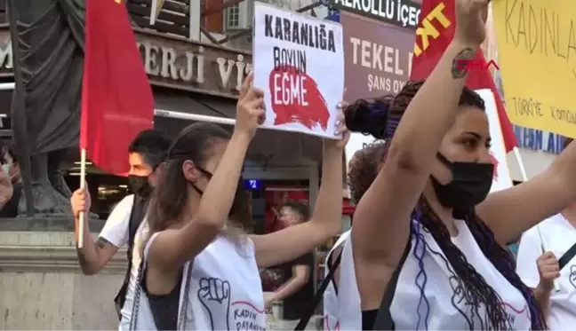 VAHŞİ CİNAYETE PROTESTO