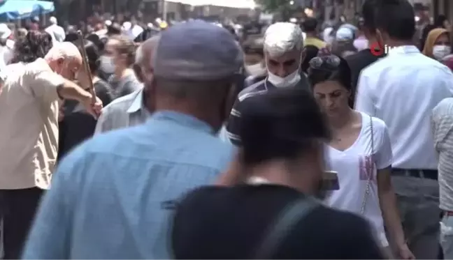 Gaziantep'te vaka sayısı arttı caddeler doldu taştı
