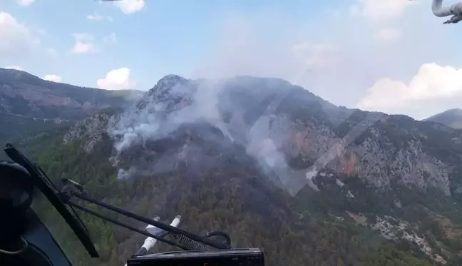 Son dakika haberi... Alanya'da çıkan orman yangını kısmen kontrol altına alındı